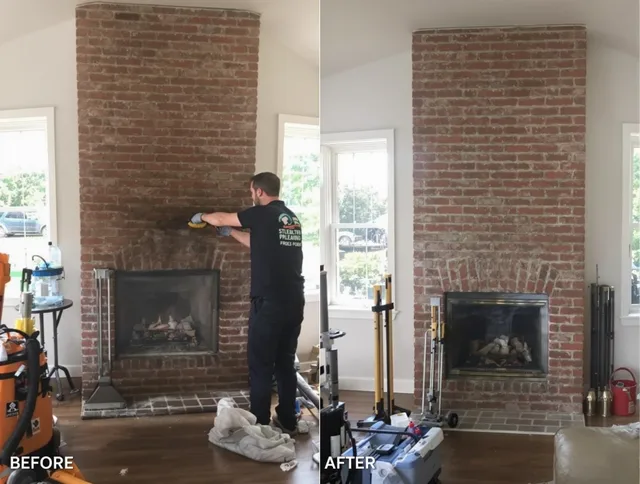 Finished chimney sweeping service by Glendora Chimney Sweep in Glendora, CA
