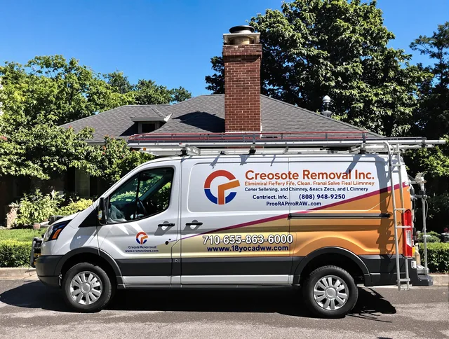 Glendora Chimney Sweep technician removing creosote safely in Glendora, CA